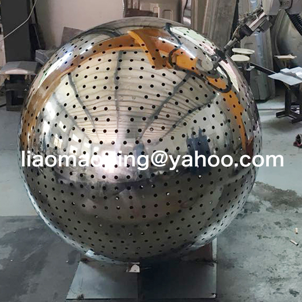 stainless steel balls with holes steel ball with through hole