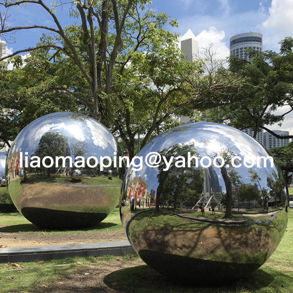 Large stainless steel garden decorative ball 50cm60cm70cm80cm100CM
