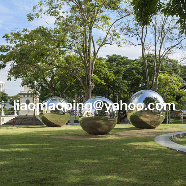 Large stainless steel garden decorative ball 50cm60cm70cm80cm100CM