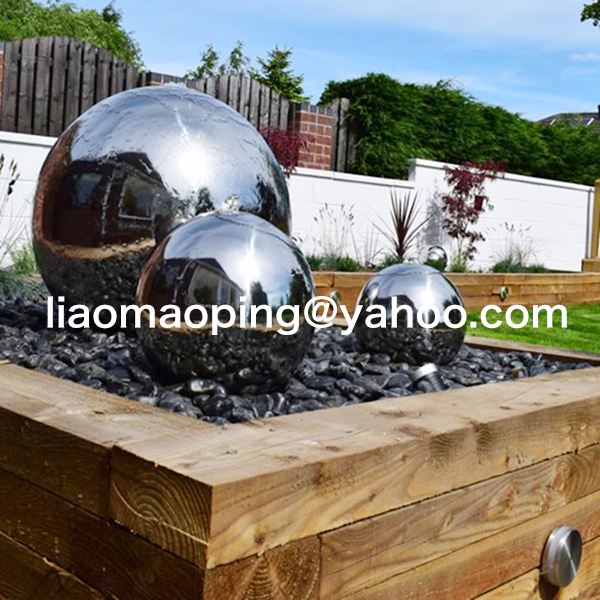 Stainless steel Water sphere Floating ball Gaze ball
