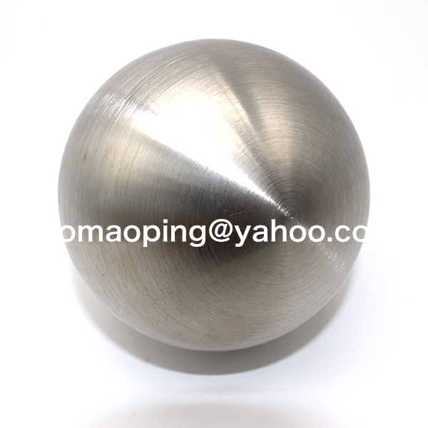 hollow steel ball 100mm 200mm 300mm brushed stainless steel sphere