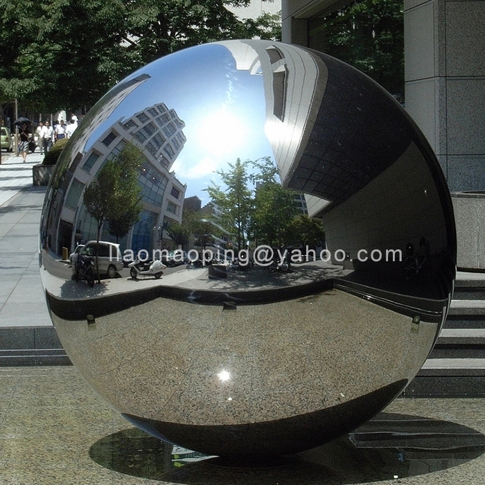 150cm large outdoor stainless steel hollow sphere