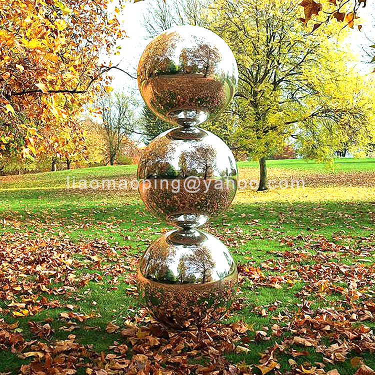 Outdoor Stainless Steel Garden Sphere Sculpture