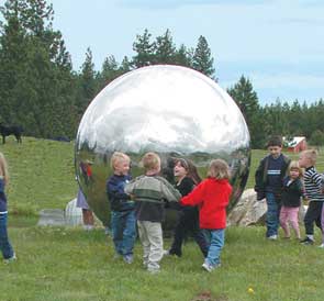 7' stainless steel sphere